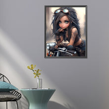Load image into Gallery viewer, Diamond Painting - Full Round - sweet cool girl (40*50CM)
