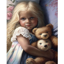 Load image into Gallery viewer, Diamond Painting - Full Round - sweet cool girl (40*50CM)
