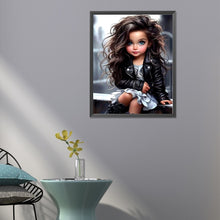 Load image into Gallery viewer, Diamond Painting - Full Round - sweet cool girl (40*50CM)
