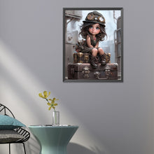 Load image into Gallery viewer, Diamond Painting - Full Round - sweet cool girl (40*50CM)
