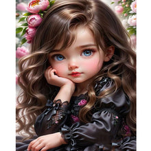 Load image into Gallery viewer, Diamond Painting - Full Round - sweet cool girl (40*50CM)

