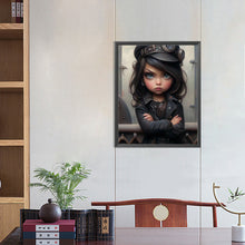Load image into Gallery viewer, Diamond Painting - Full Round - sweet cool girl (40*50CM)

