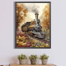 Load image into Gallery viewer, Diamond Painting - Full Square - woods train (45*60CM)
