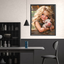 Load image into Gallery viewer, Diamond Painting - Full Square - sweet girl (40*50CM)

