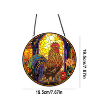 Load image into Gallery viewer, Acrylic Rooster Single-Sided Crystal Hanging Home Wall Decor for Home Wall Decor
