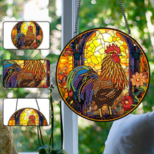 Load image into Gallery viewer, Acrylic Rooster Single-Sided Crystal Hanging Home Wall Decor for Home Wall Decor
