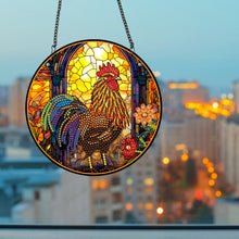 Load image into Gallery viewer, Acrylic Rooster Single-Sided Crystal Hanging Home Wall Decor for Home Wall Decor

