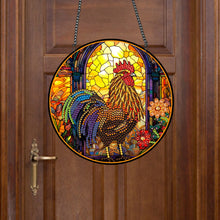 Load image into Gallery viewer, Acrylic Rooster Single-Sided Crystal Hanging Home Wall Decor for Home Wall Decor
