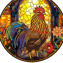 Load image into Gallery viewer, Acrylic Rooster Single-Sided Crystal Hanging Home Wall Decor for Home Wall Decor
