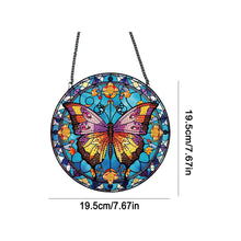 Load image into Gallery viewer, Acrylic Butterfly Single-Sided Diamond Painting Hanging Pendant for Wall Decor
