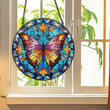 Load image into Gallery viewer, Acrylic Butterfly Single-Sided Diamond Painting Hanging Pendant for Wall Decor
