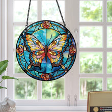 Load image into Gallery viewer, Acrylic Butterfly Single-Sided Diamond Painting Hanging Pendant for Wall Decor
