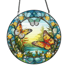 Load image into Gallery viewer, Acrylic Butterfly Single-Sided Diamond Painting Hanging Pendant for Wall Decor
