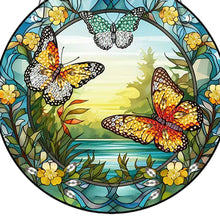 Load image into Gallery viewer, Acrylic Butterfly Single-Sided Diamond Painting Hanging Pendant for Wall Decor
