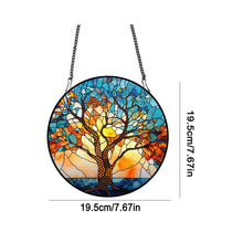 Load image into Gallery viewer, Acrylic Willow Tree Single-Sided Diamond Art Hanging Pendant for Home Wall Decor

