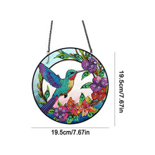 Load image into Gallery viewer, Acrylic Bird Single-Sided Diamond Painting Hanging Pendant for Home Wall Decor
