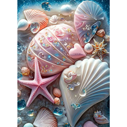 AB Diamond Painting - Full Round - Underwater fantasy shell (40*55CM)