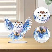 Load image into Gallery viewer, Acrylic Diamond Painting Desktop Ornament for Home Office Desktop Decor (Owl)
