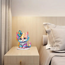 Load image into Gallery viewer, Acrylic Diamond Painting Desktop Ornament for Home Office Desktop Decor (Cat)
