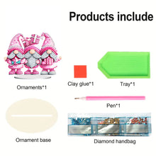 Load image into Gallery viewer, Acrylic Diamond Painting Desktop Ornament for Home Office Desktop Decor (Gnome)
