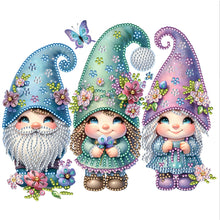 Load image into Gallery viewer, Diamond Painting - Partial Special Shaped - Garden Gnome (30*30CM)
