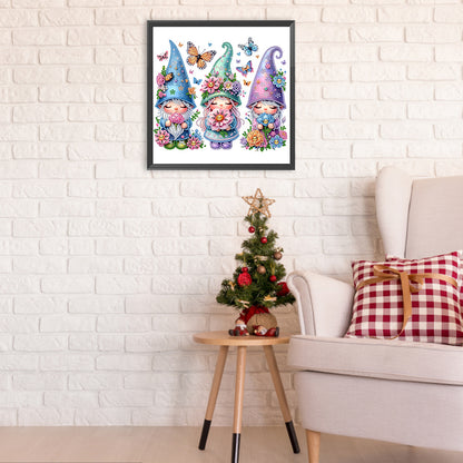 Diamond Painting - Partial Special Shaped - Garden Gnome (30*30CM)