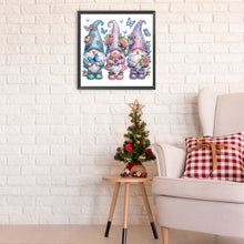 Load image into Gallery viewer, Diamond Painting - Partial Special Shaped - Garden Gnome (30*30CM)
