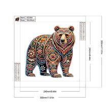 Load image into Gallery viewer, Diamond Painting - Partial Special Shaped - Gorgeous bear (30*30CM)

