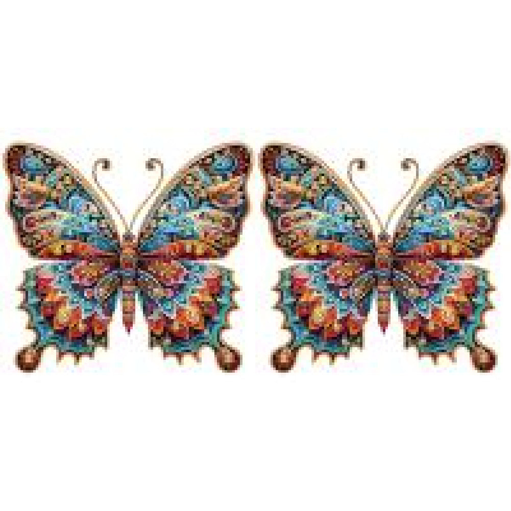 Diamond Painting - Partial Special Shaped - Gorgeous butterfly (30*30CM)