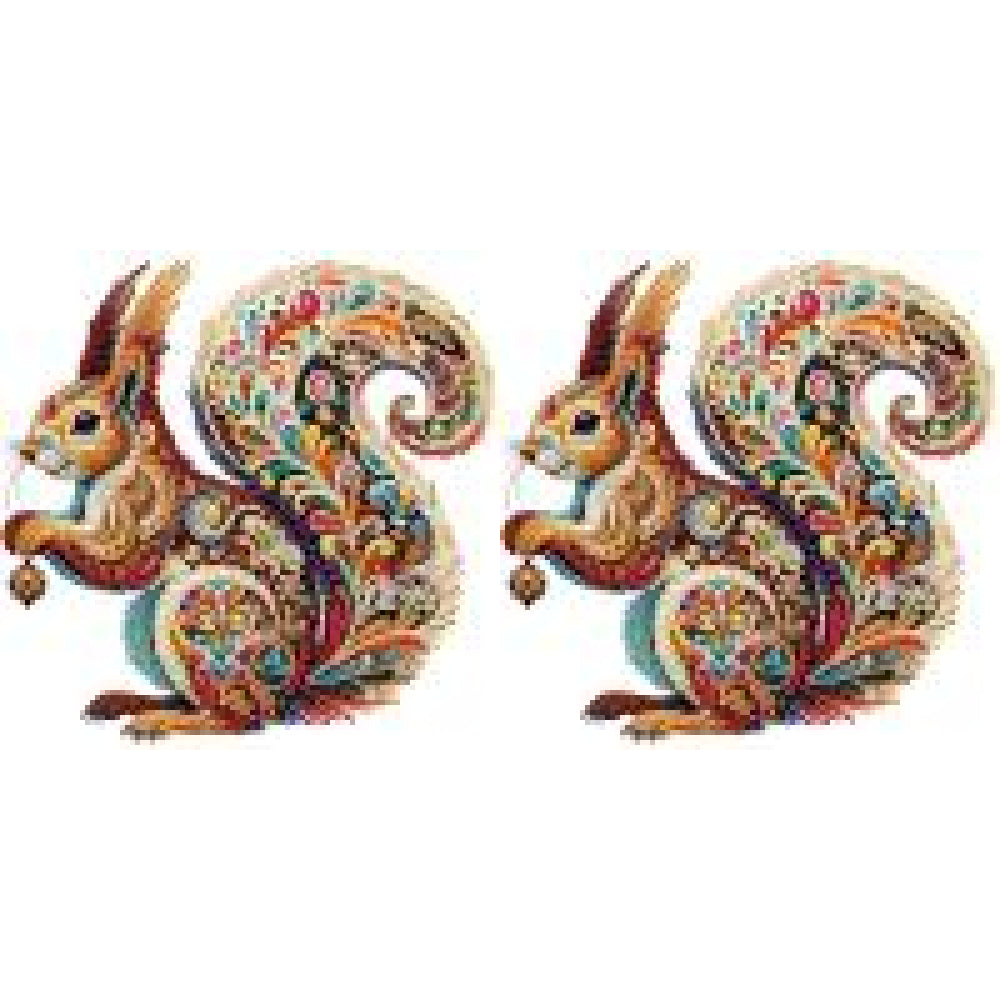 Diamond Painting - Partial Special Shaped - Gorgeous squirrel (30*30CM)