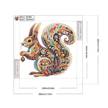Load image into Gallery viewer, Diamond Painting - Partial Special Shaped - Gorgeous squirrel (30*30CM)
