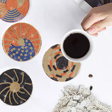 Load image into Gallery viewer, 8 Pcs Wooden Sunflower Animal Diamond Painting Art Coasters for Beginners Adults
