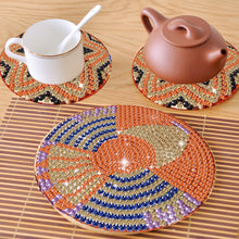 Load image into Gallery viewer, 8 Pcs Wooden Sunflower Animal Diamond Painting Art Coasters for Beginners Adults
