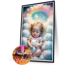 Load image into Gallery viewer, Diamond Painting - Full Round - angel baby (40*60CM)

