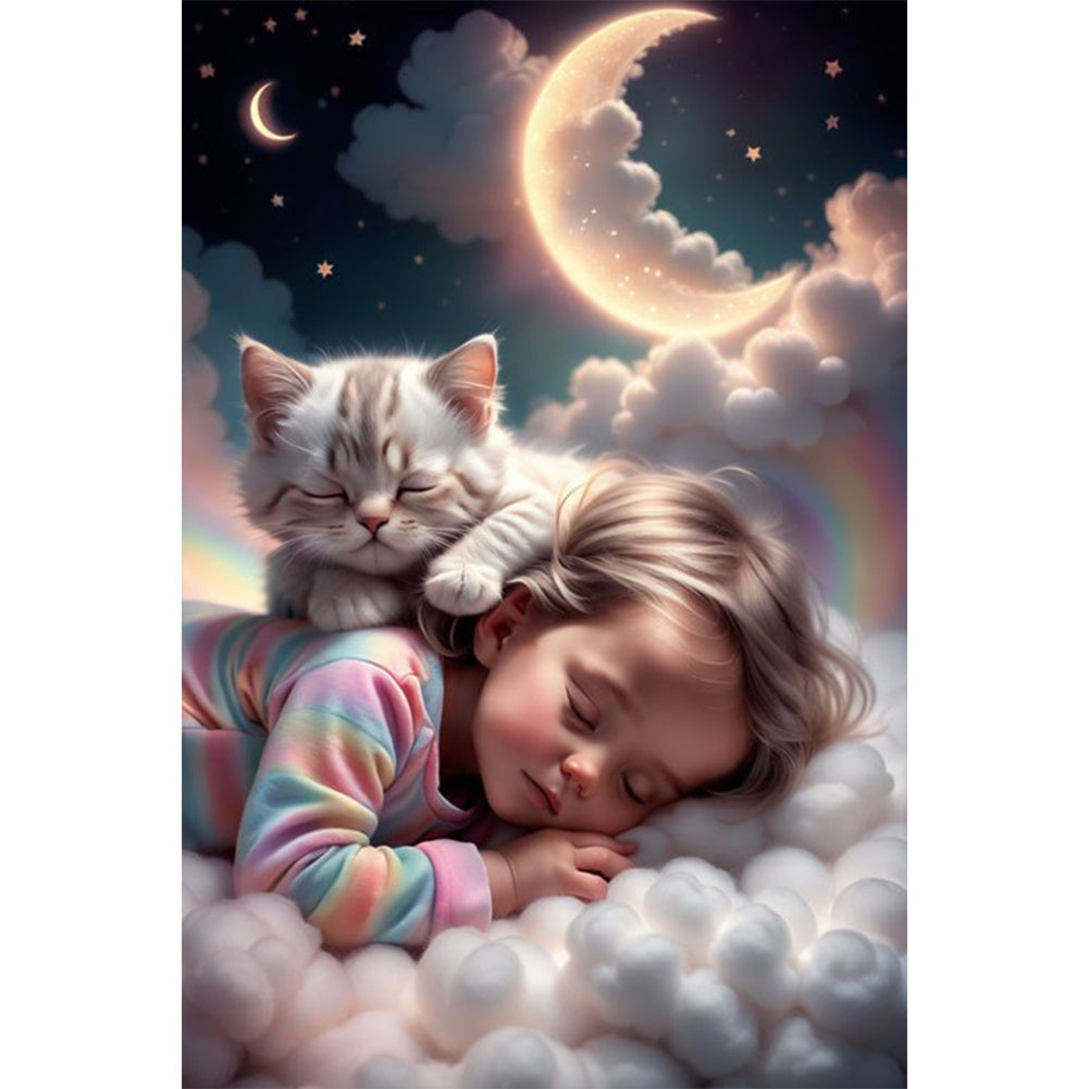 Diamond Painting - Full Round - angel baby (40*60CM)