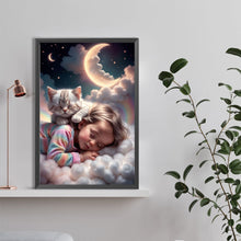 Load image into Gallery viewer, Diamond Painting - Full Round - angel baby (40*60CM)
