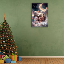 Load image into Gallery viewer, Diamond Painting - Full Round - angel baby (40*60CM)
