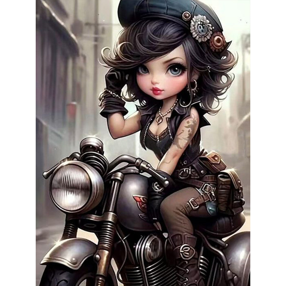 Diamond Painting - Full Square - cool girl (30*40CM)