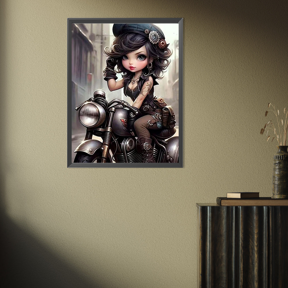 Diamond Painting - Full Square - cool girl (30*40CM)