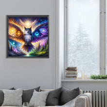 Load image into Gallery viewer, Diamond Painting - Full Round - flying owl (30*30CM)
