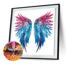 Load image into Gallery viewer, Diamond Painting - Partial Special Shaped - Colorful wings (30*30CM)
