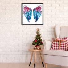 Load image into Gallery viewer, Diamond Painting - Partial Special Shaped - Colorful wings (30*30CM)
