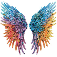 Load image into Gallery viewer, Diamond Painting - Partial Special Shaped - Colorful wings (30*30CM)

