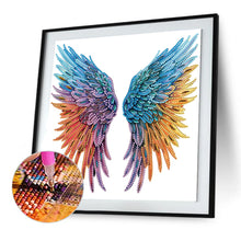 Load image into Gallery viewer, Diamond Painting - Partial Special Shaped - Colorful wings (30*30CM)
