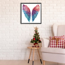 Load image into Gallery viewer, Diamond Painting - Partial Special Shaped - Colorful wings (30*30CM)
