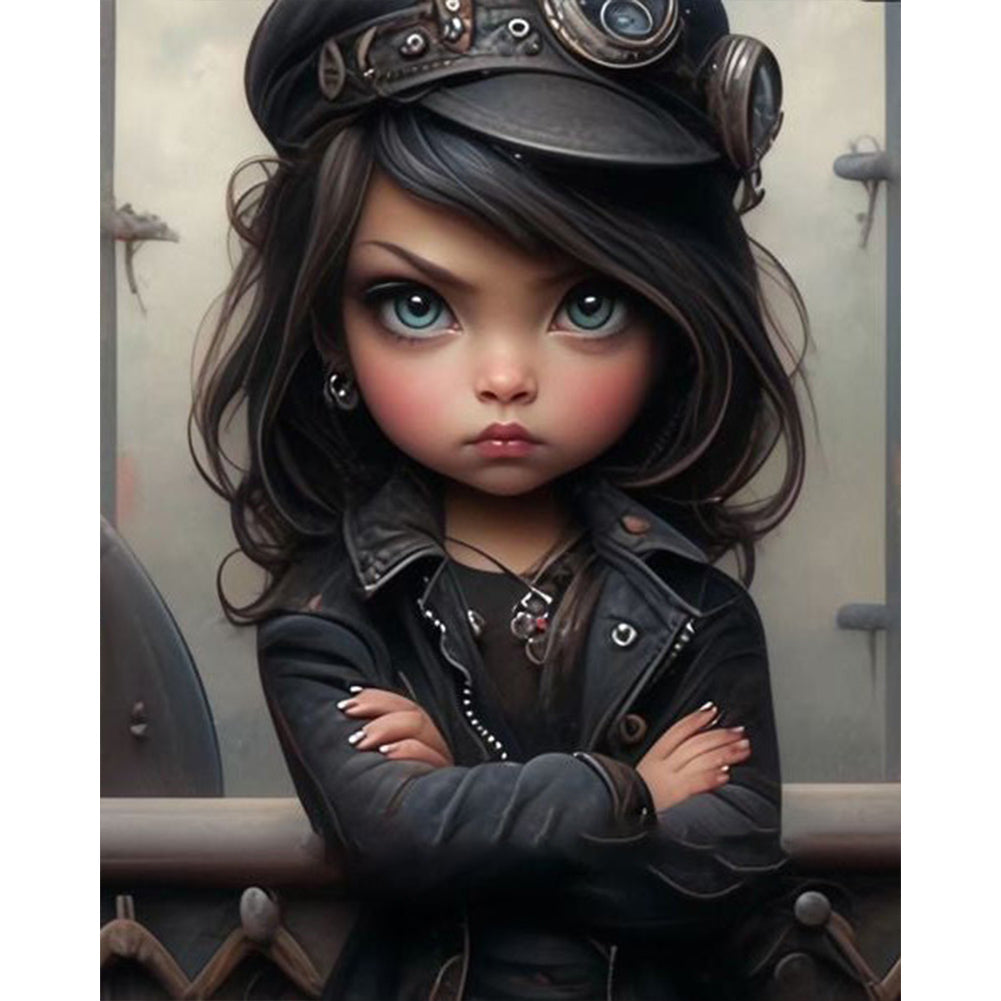 Diamond Painting - Full Square - cool girl (40*50CM)