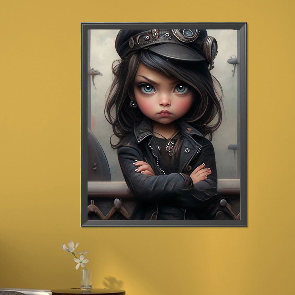 Diamond Painting - Full Square - cool girl (40*50CM)