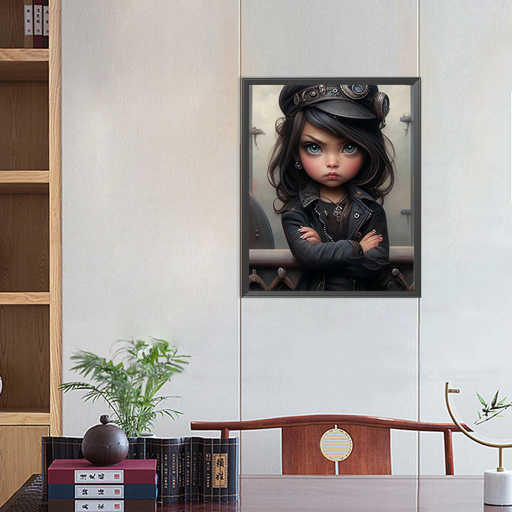 Diamond Painting - Full Square - cool girl (40*50CM)
