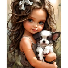 Load image into Gallery viewer, Diamond Painting - Full Square - cool girl (40*50CM)
