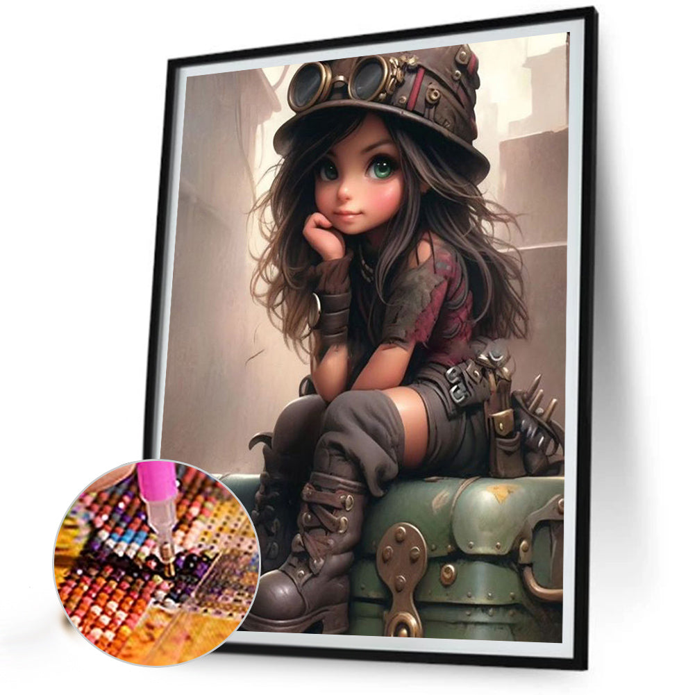 Diamond Painting - Full Square - cool girl (40*50CM)